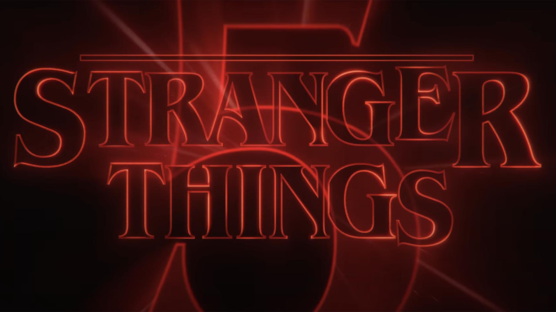 Stranger Things 5 title card.