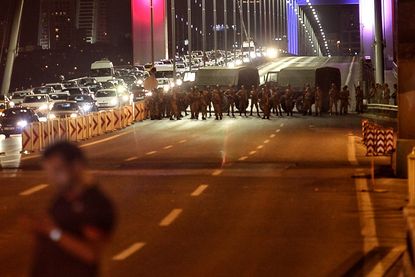 A coup in Turkey.