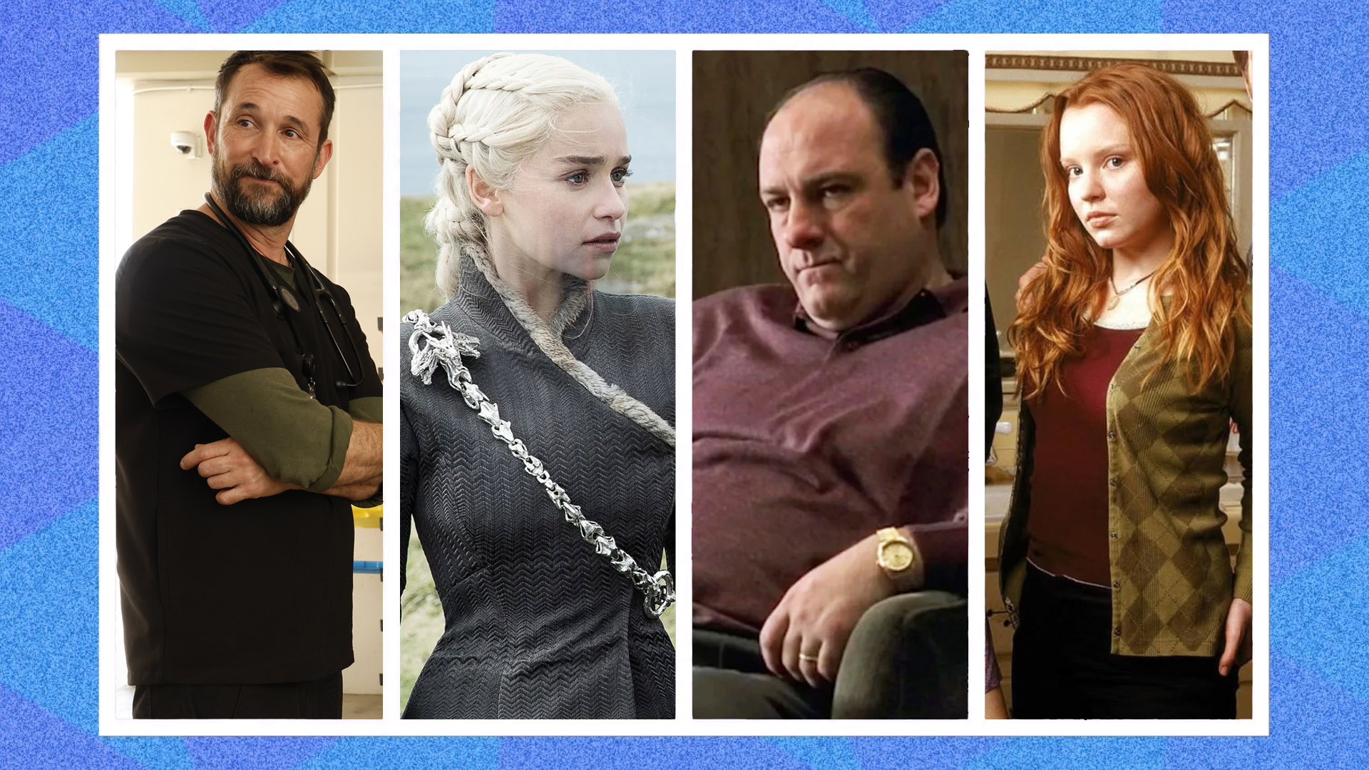 Four characters from HBO shows. 