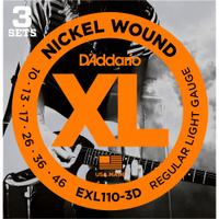 D’Addario XL strings three-pack: was $13.99, now $9.99