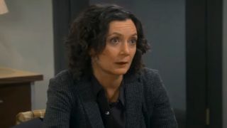 Darlene in job interview on The Conners