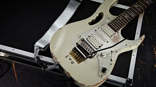 Steve Vai's signature guitar, the Ibanez JEM