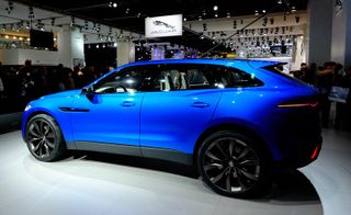 The C-X17 is showcasing Jaguar's new aluminium monocoque