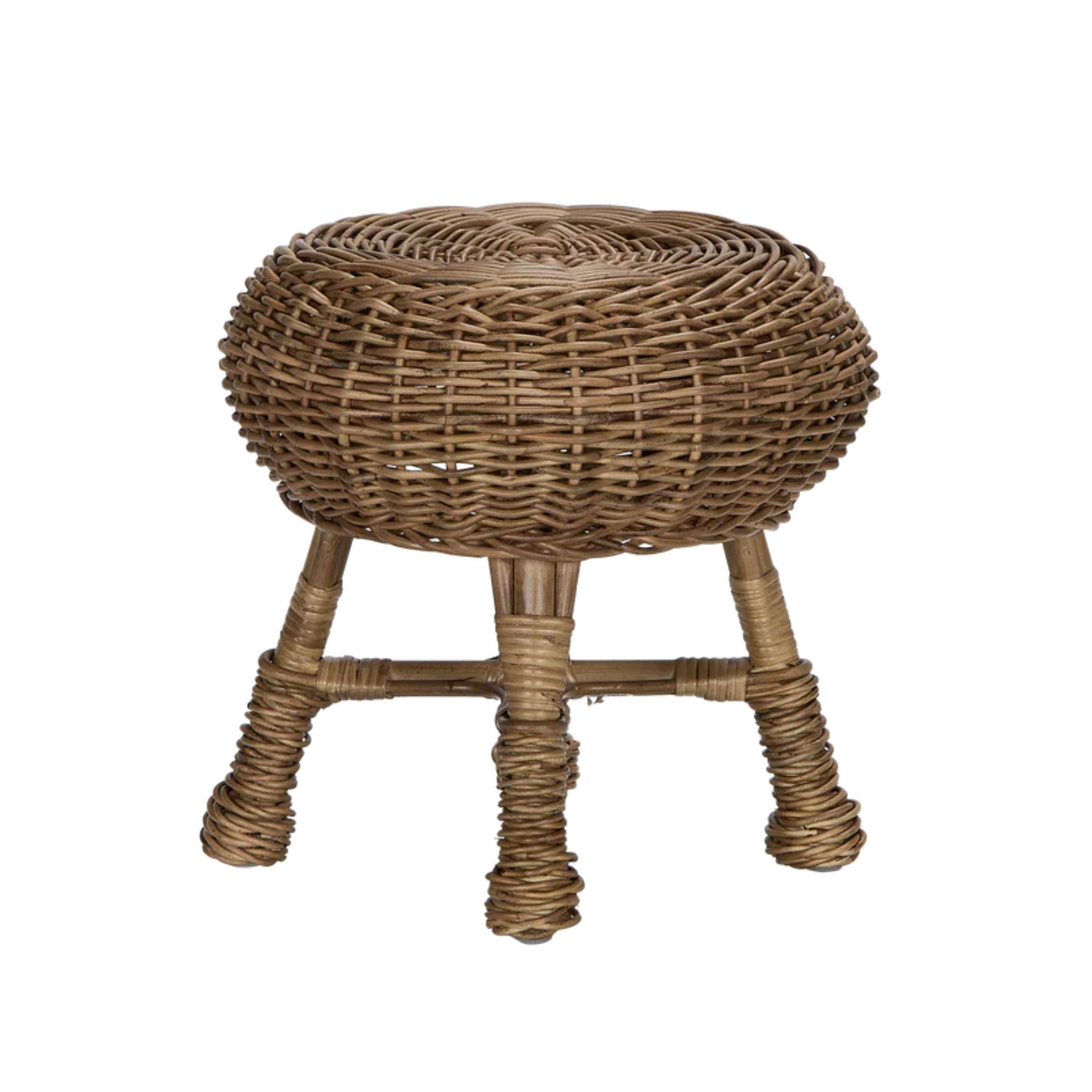Rattan Footstool