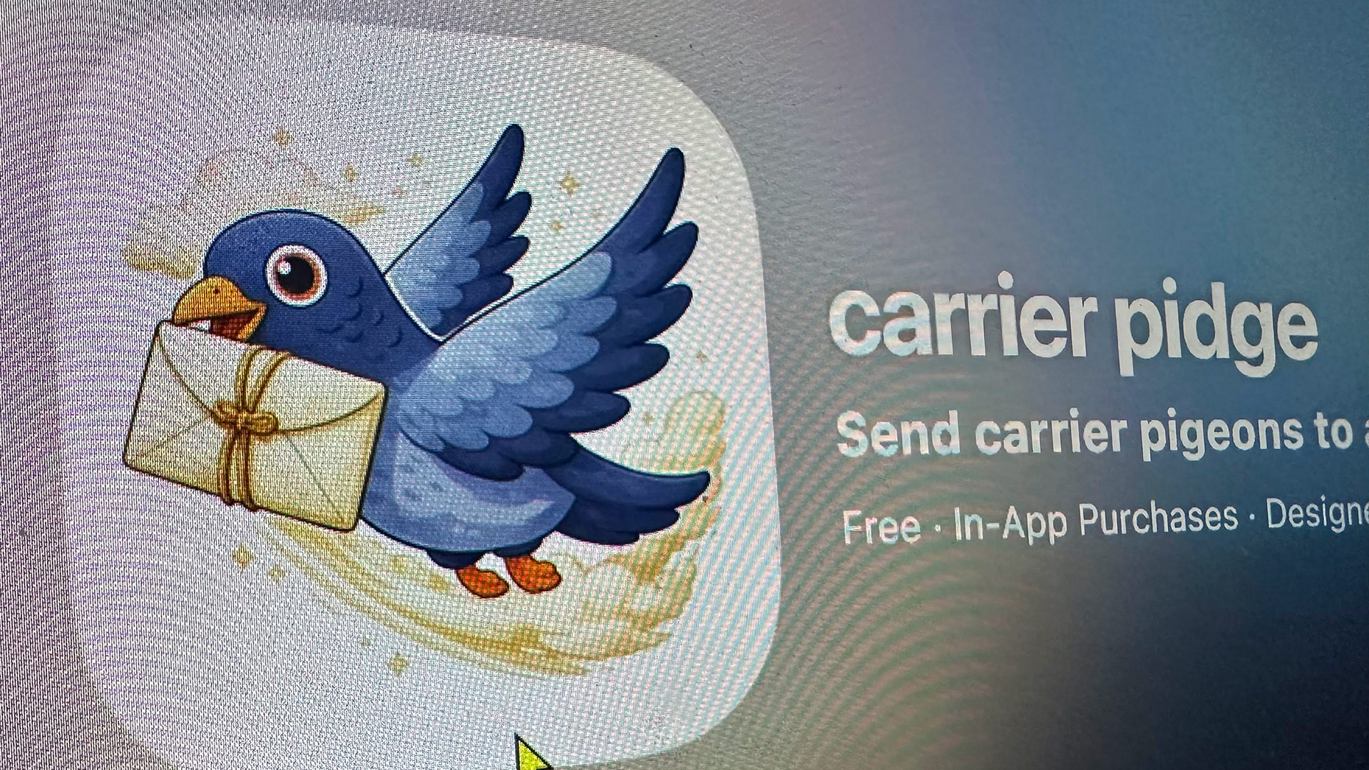 Carrier Pidge App Store page