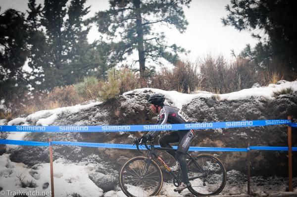 Jeff Bahnson (Van Dessel) all alone in the snow and mud