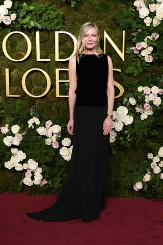 Kirsten Dunst attends the 82nd Annual Golden Globe Awards at The Beverly Hilton on January 05, 2025 in Beverly Hills, California.