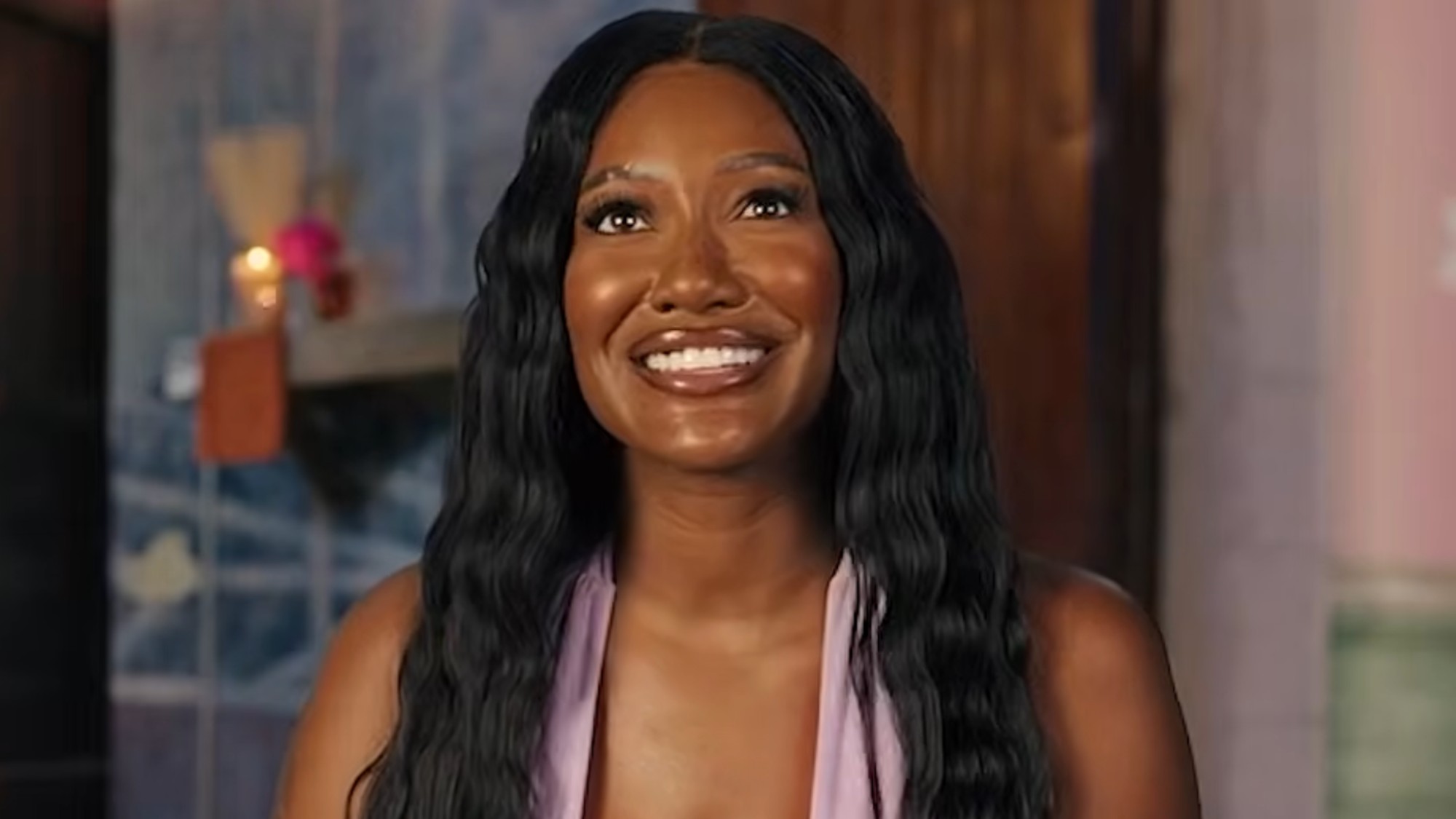 Brittany talking about what she loves about a guy on 90 Day: Hunt For Love.