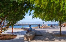 China Basin Park at Mission Rock, San Francisco a new waterfront park