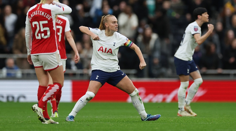 Molly Bartrip says Tottenham beating Arsenal this weekend 'would