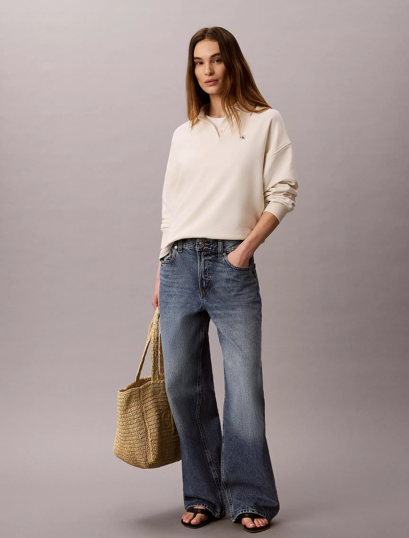 Low Rise Baggy Jeans