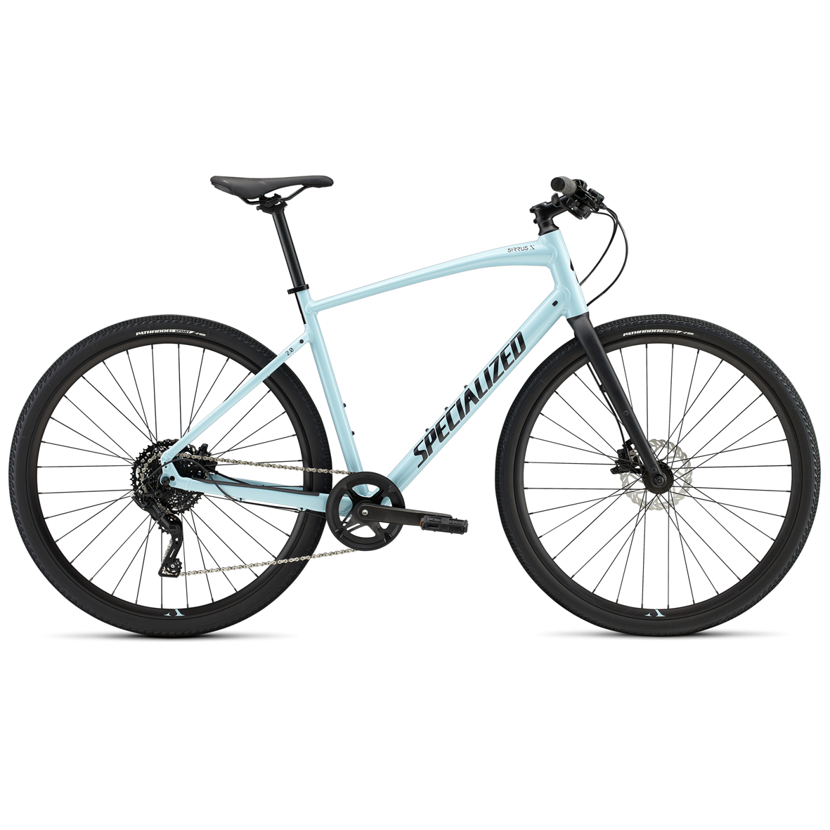 Specialized Sirrus X 2.0 on a white background