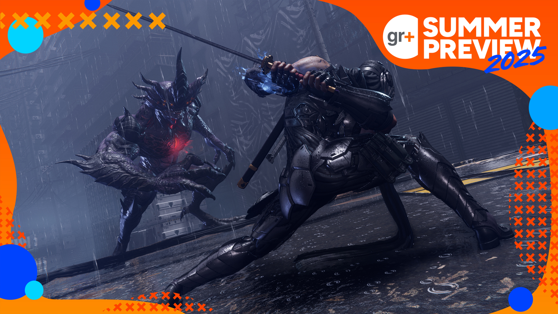 Ninja Gaiden 4 screenshot with Summer Preview logo