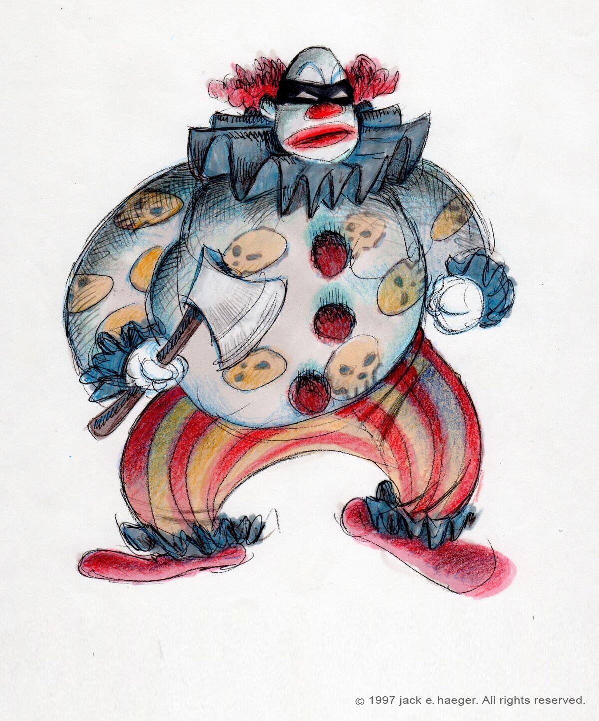 Concept art that most closely resembles the brutish Ozob enemy.