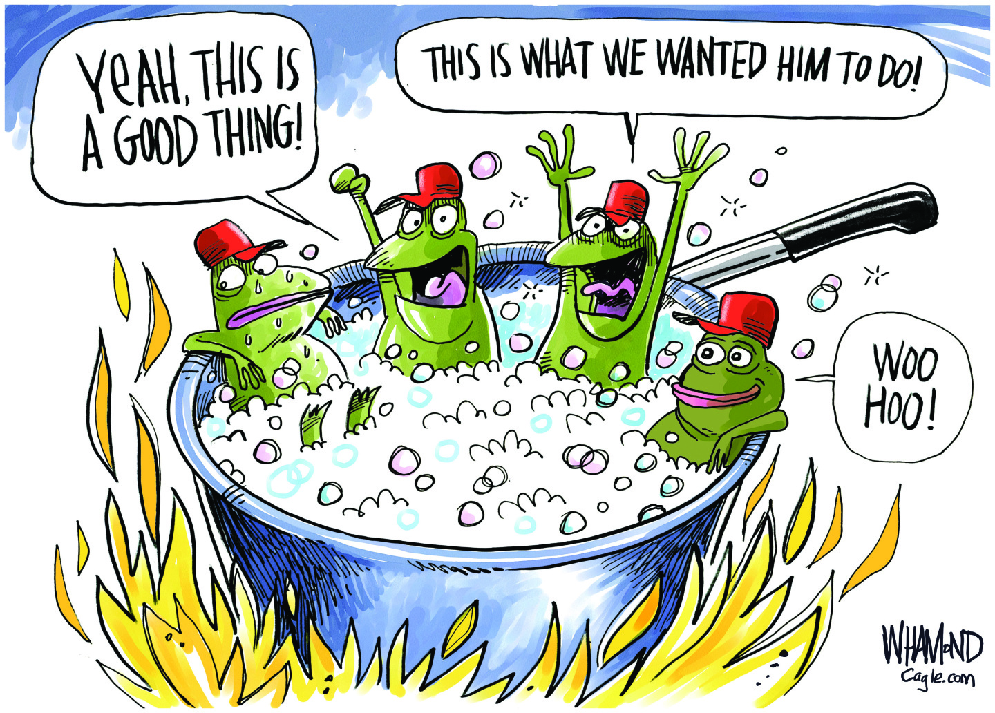 Political cartoon