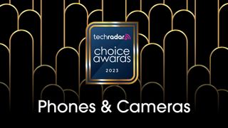 The TechRadar Choice Awards logo on a black and gold background