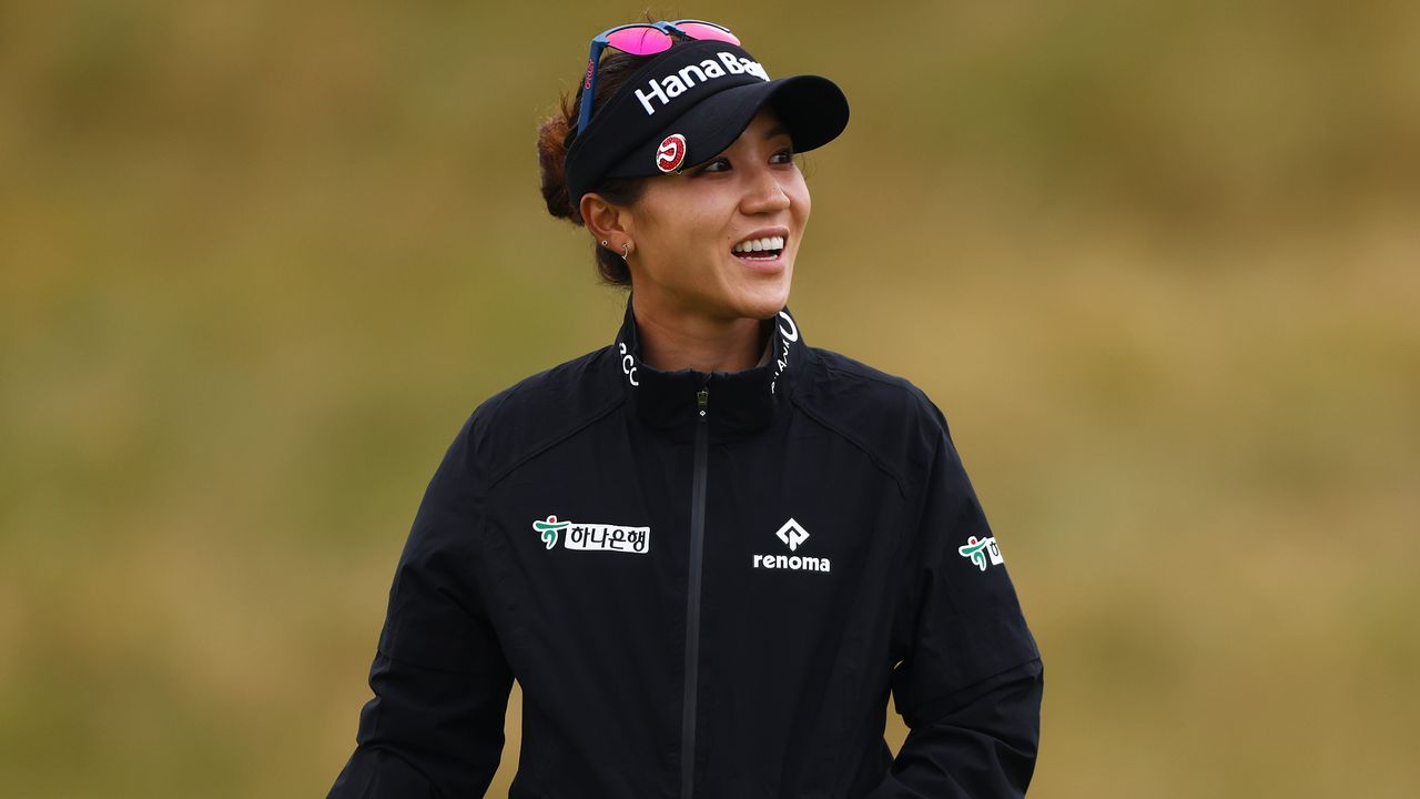 Lydia Ko on the 3rd hole during the Pro-Am prior to the 2022 AIG Women&#039;s Open