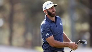 Photo of Dustin Johnson and his SIM Driver
