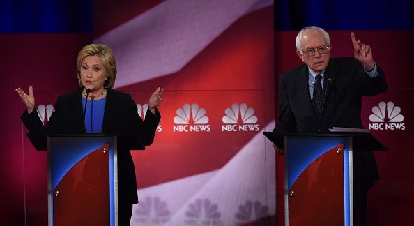 Hillary Clinton and Bernie Sanders.