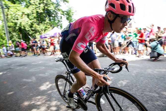 Alex Howes (EF Education First) on the attack