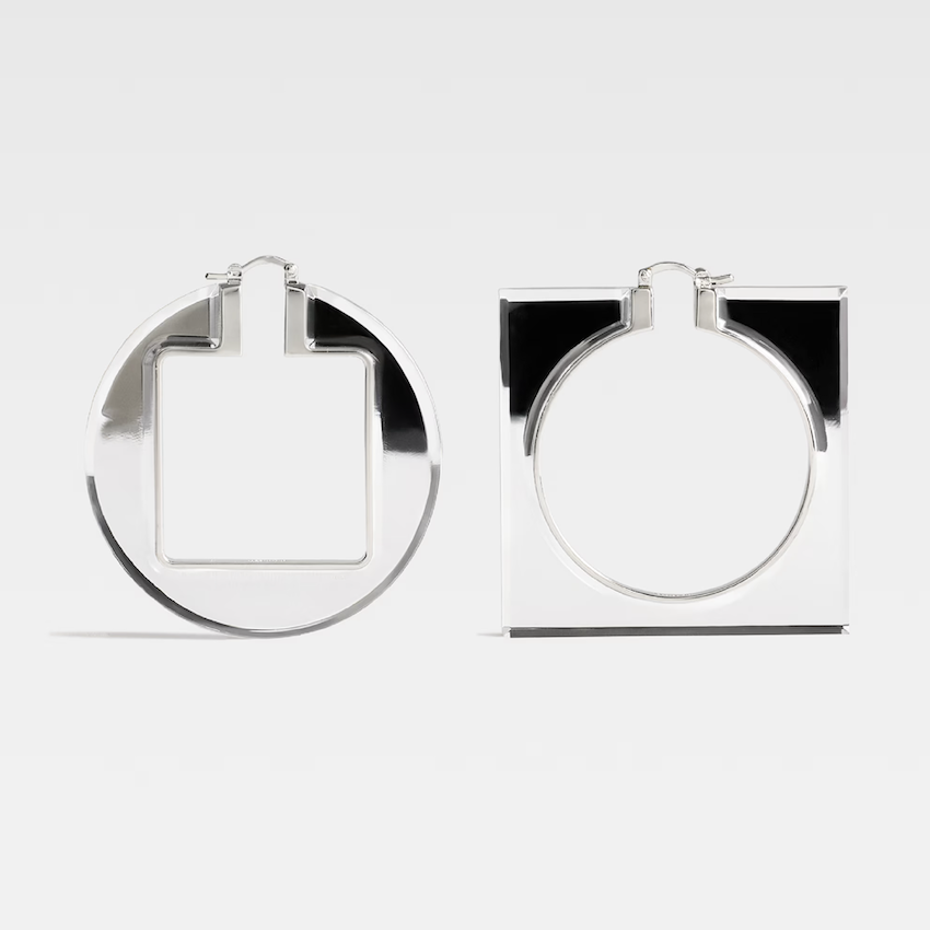 The Rond Carré hoops earrings
