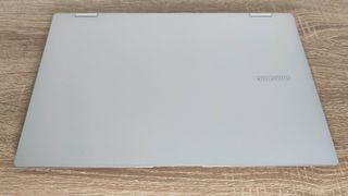 Samsung Galaxy Book2 Pro 360 review: laptop closed on a desk