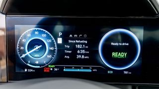 2025 Hyundai Elantra Hybrid Limited fuel economy during testing.