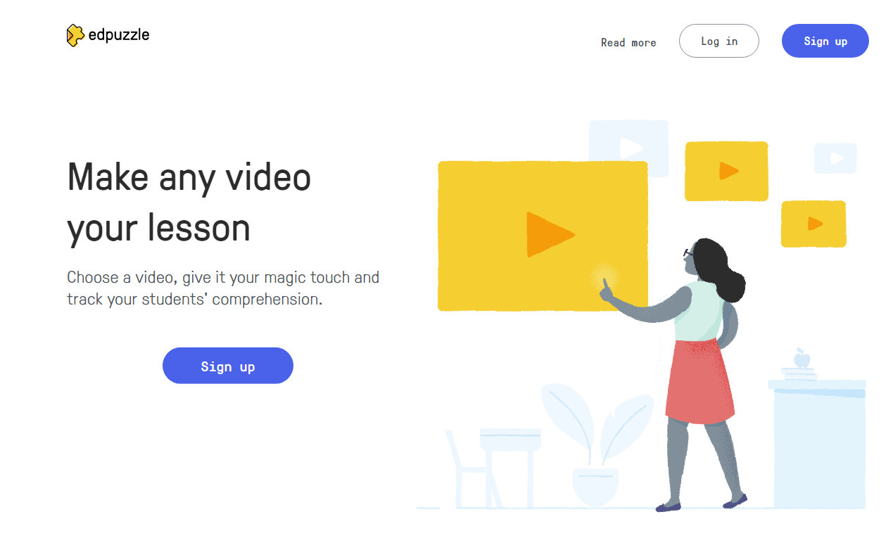 Edpuzzle webpage screenshot