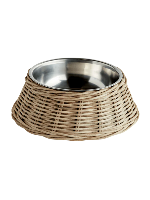 Rattan Pet Bowl
