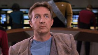 Ken Jenkins as a doctor on Star Trek: The Next Generation