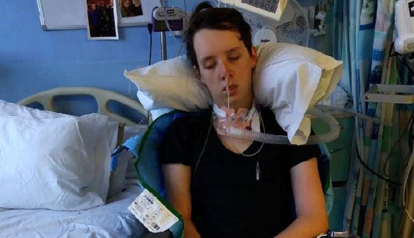 Lucas Horne, AKA BTO Kid, in a coma in hospital