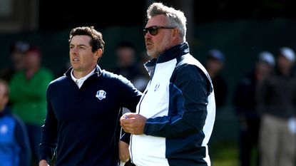 Rory McIlroy and Darren Clarke pictured