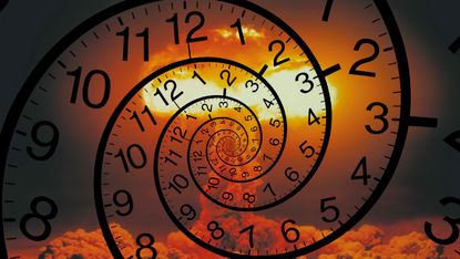 Stock image of Doomsday Clock