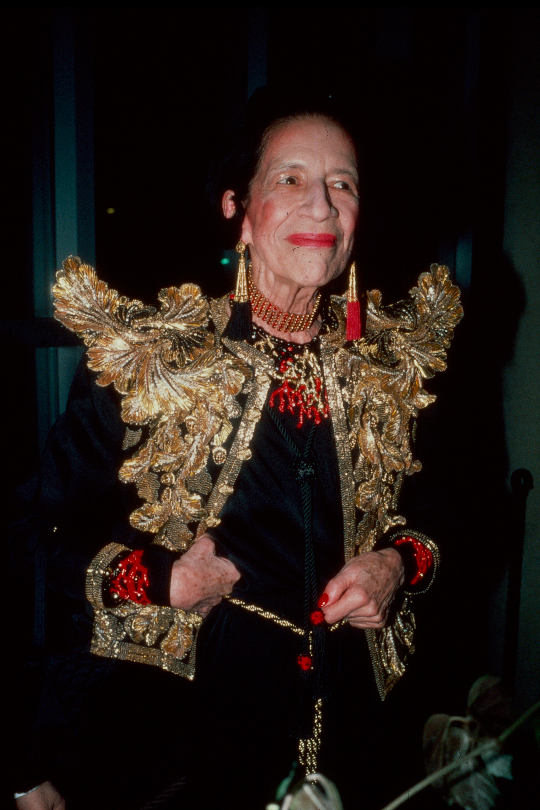 Images of celebrities at the Met Gala in the 1980s.