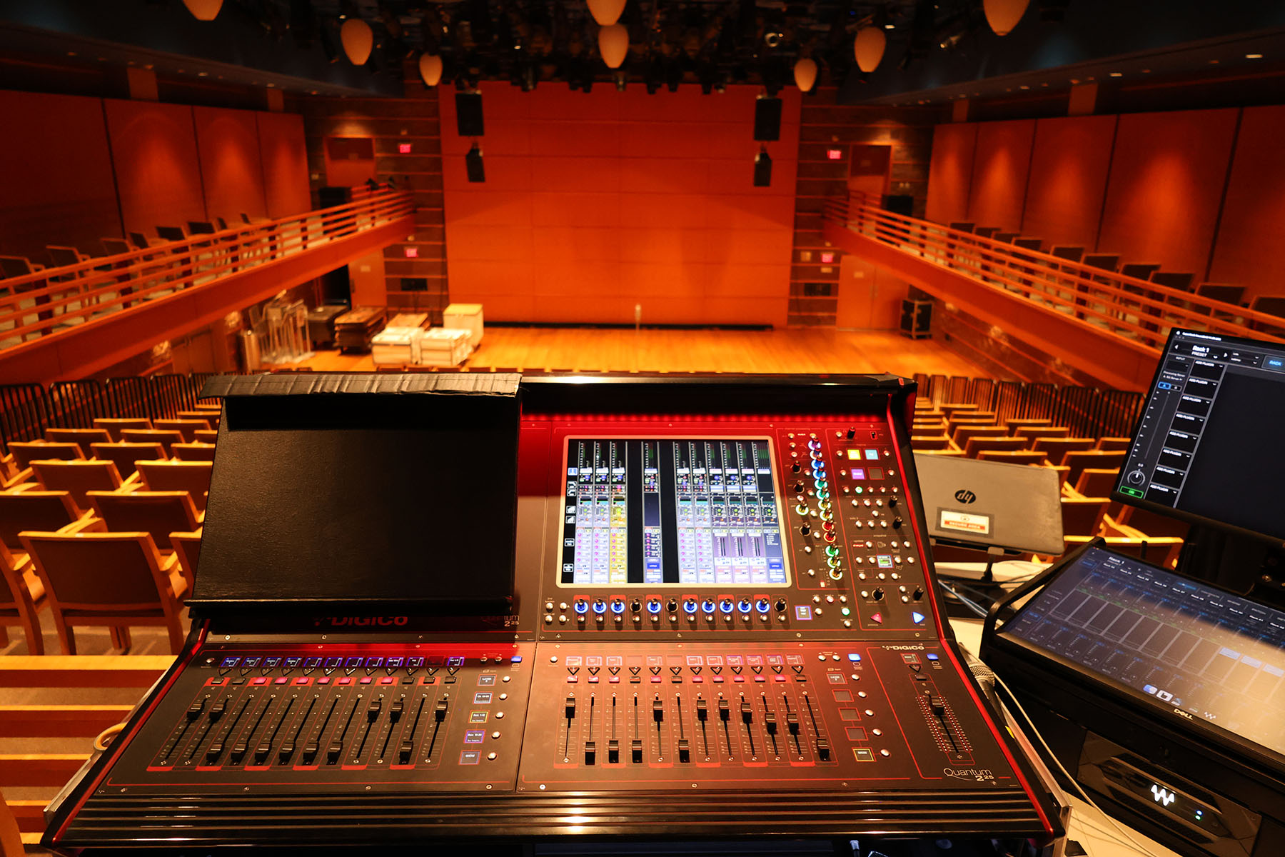 Samueli Theater’s DiGiCo Quantum225 FOH console