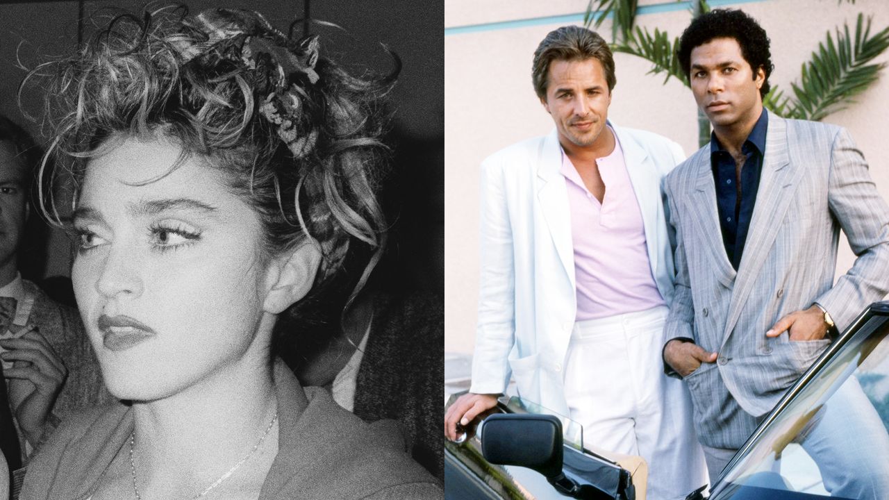 80s icons Madonna Miami Vice