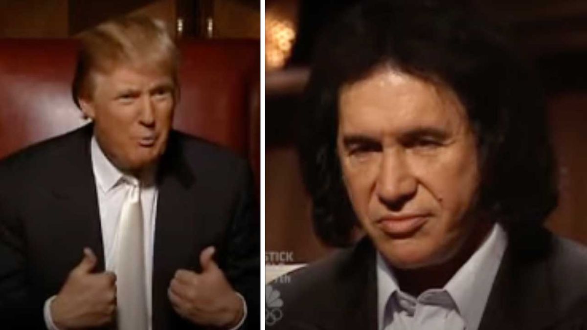 Donald Trump and Gene Simmons on the Celebrity Apprentice 