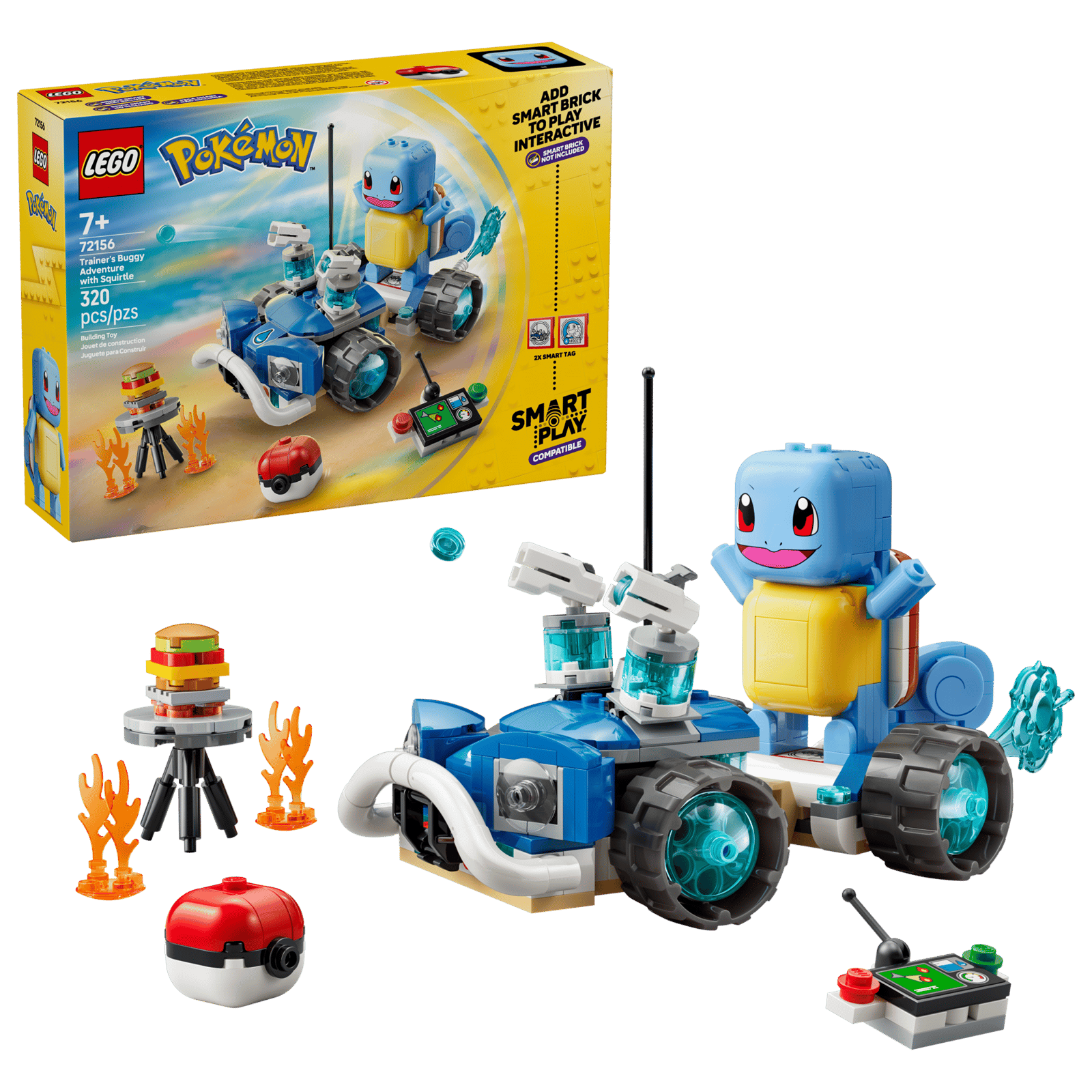 Lego Smart Play: Trainer's Buggy Adventure with Squirtle