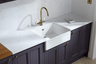 A large Butler style sink from Wren Kitchens