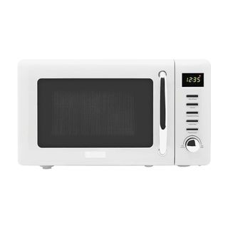 White retro-style microwave