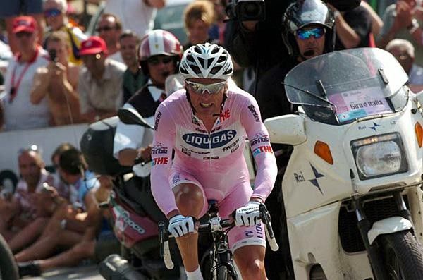 Maglia Rosa Danilo Di Luca (Liquigas).