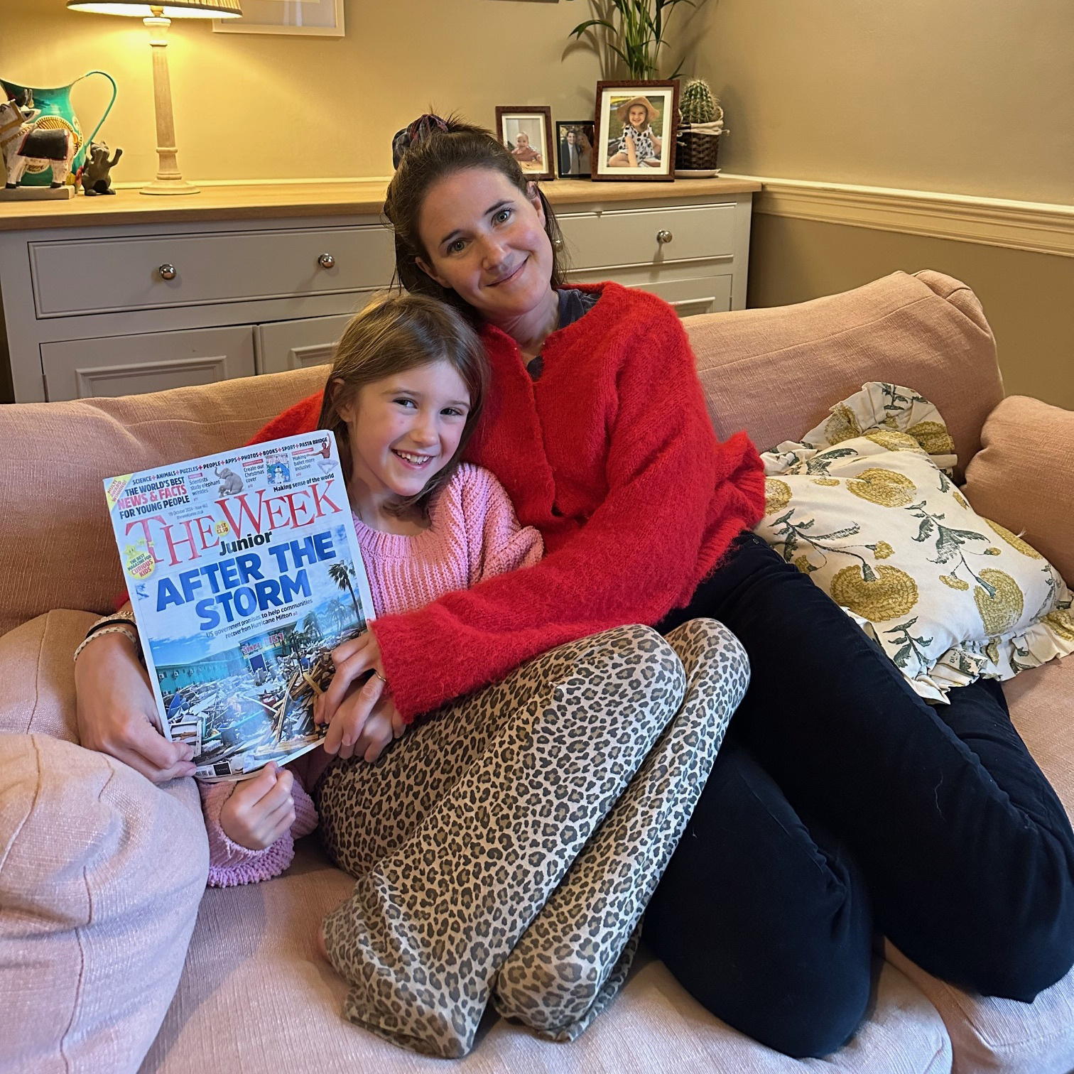 Claire Smith with her daughter