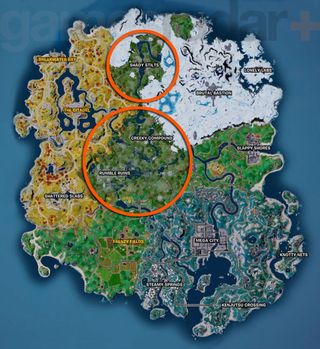 Fortnite raptors spawn locations map