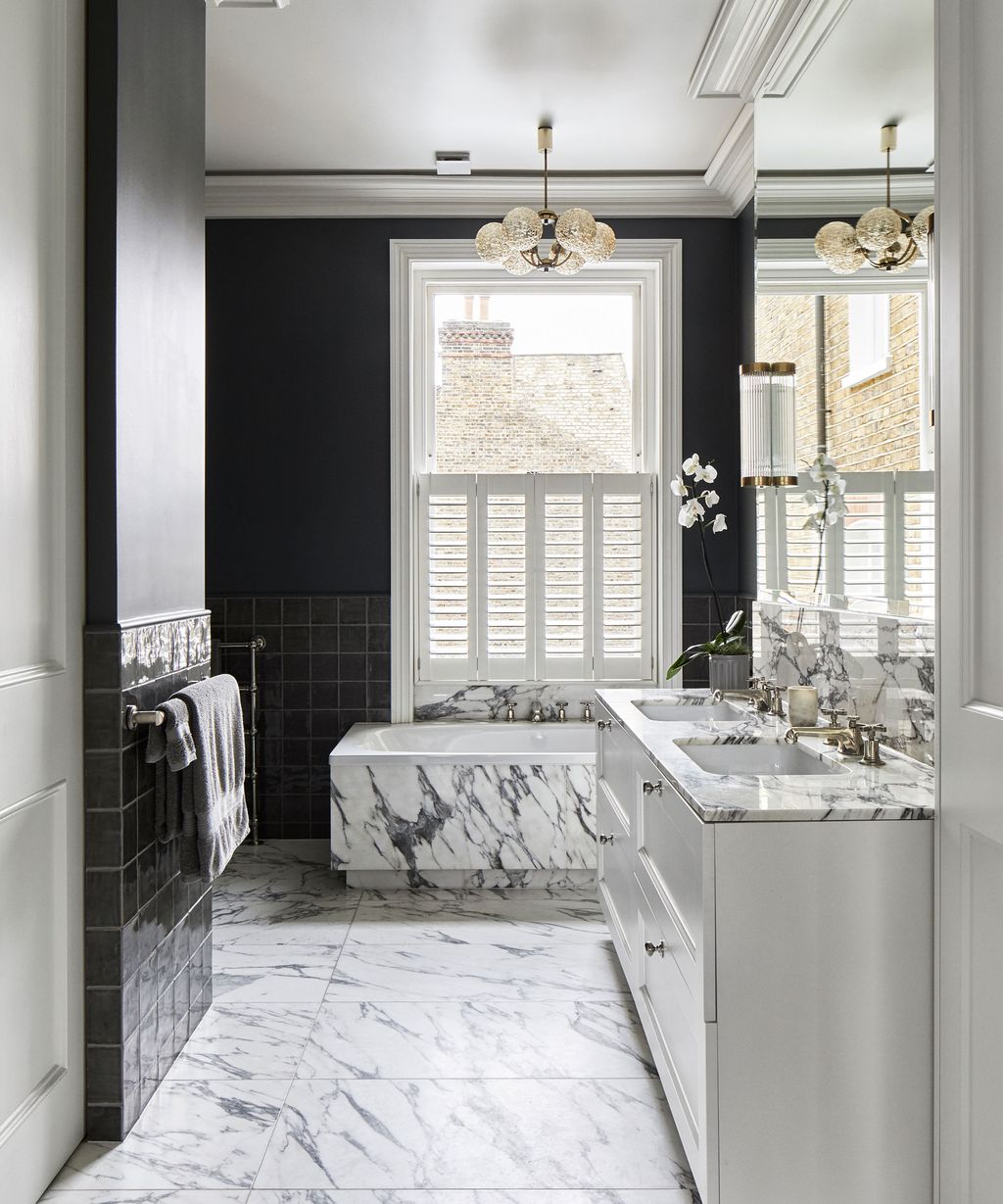 12 gray bathroom ideas: how to decorate with this popular neutral ...