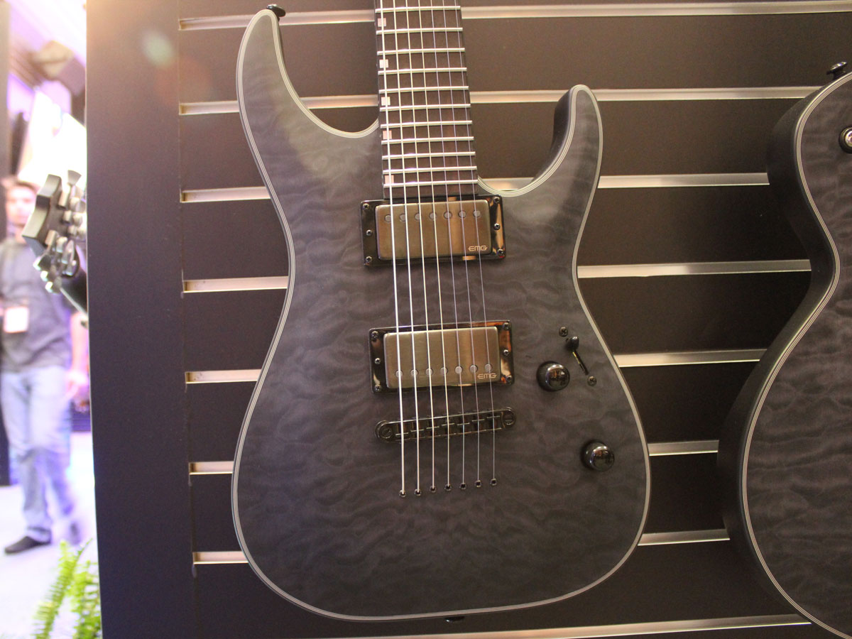 LTD H-7 2015 40th Anniversary Edition See Thru Black Satin