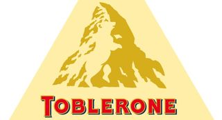 Follow the bear in this classic logo design for Toblerone chocolate