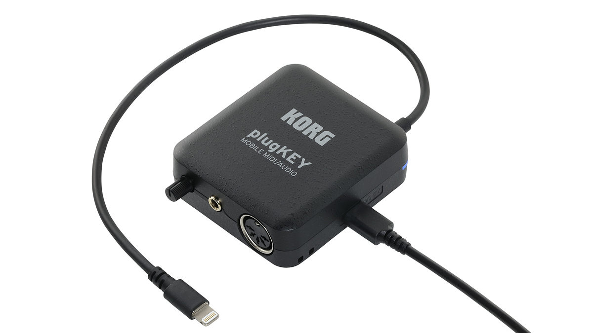 Korg's plugKey lets you plug headphones, a MIDI controller and a