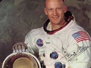 Buzz Aldrin, man on the moon