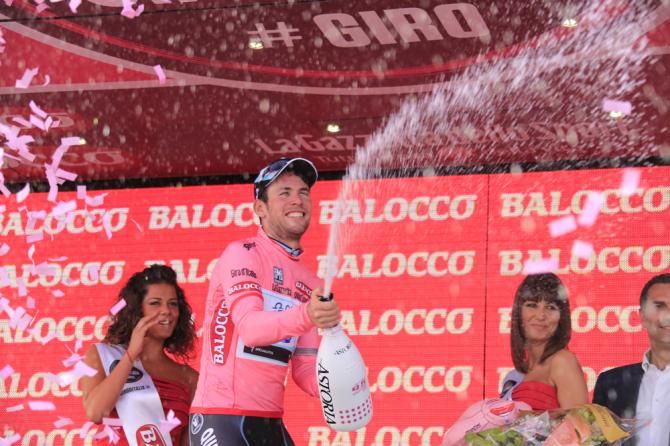 Mark Cavendish (Omega Pharma QuickStep) celebrates