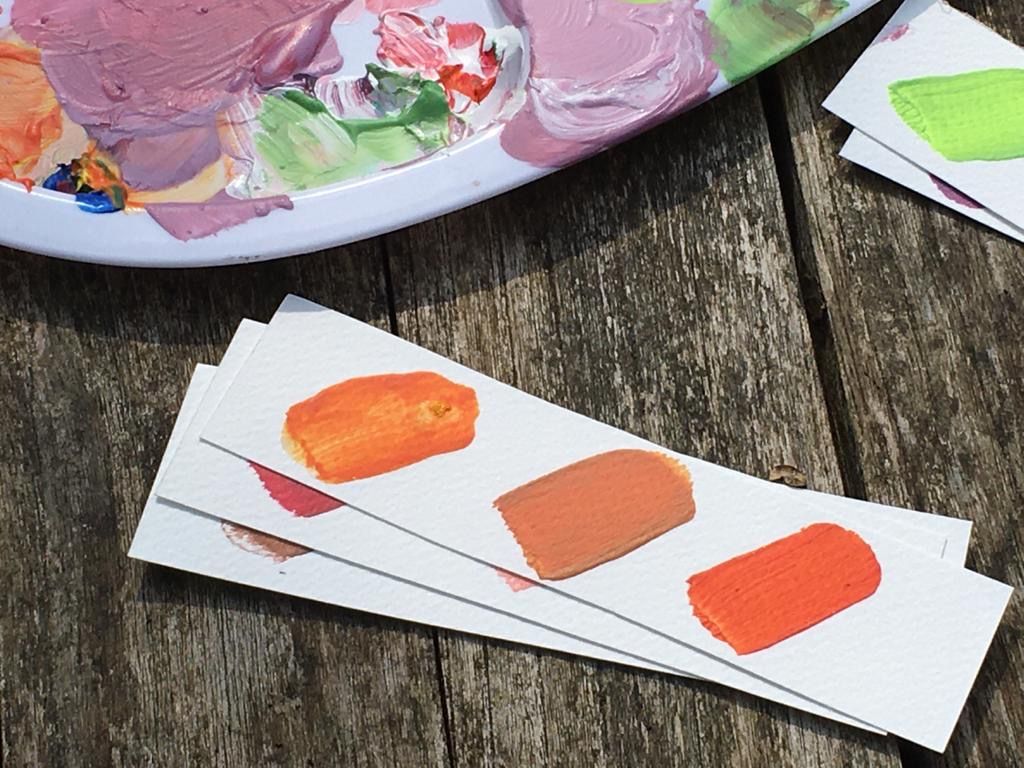 Comment faire de la peinture orange